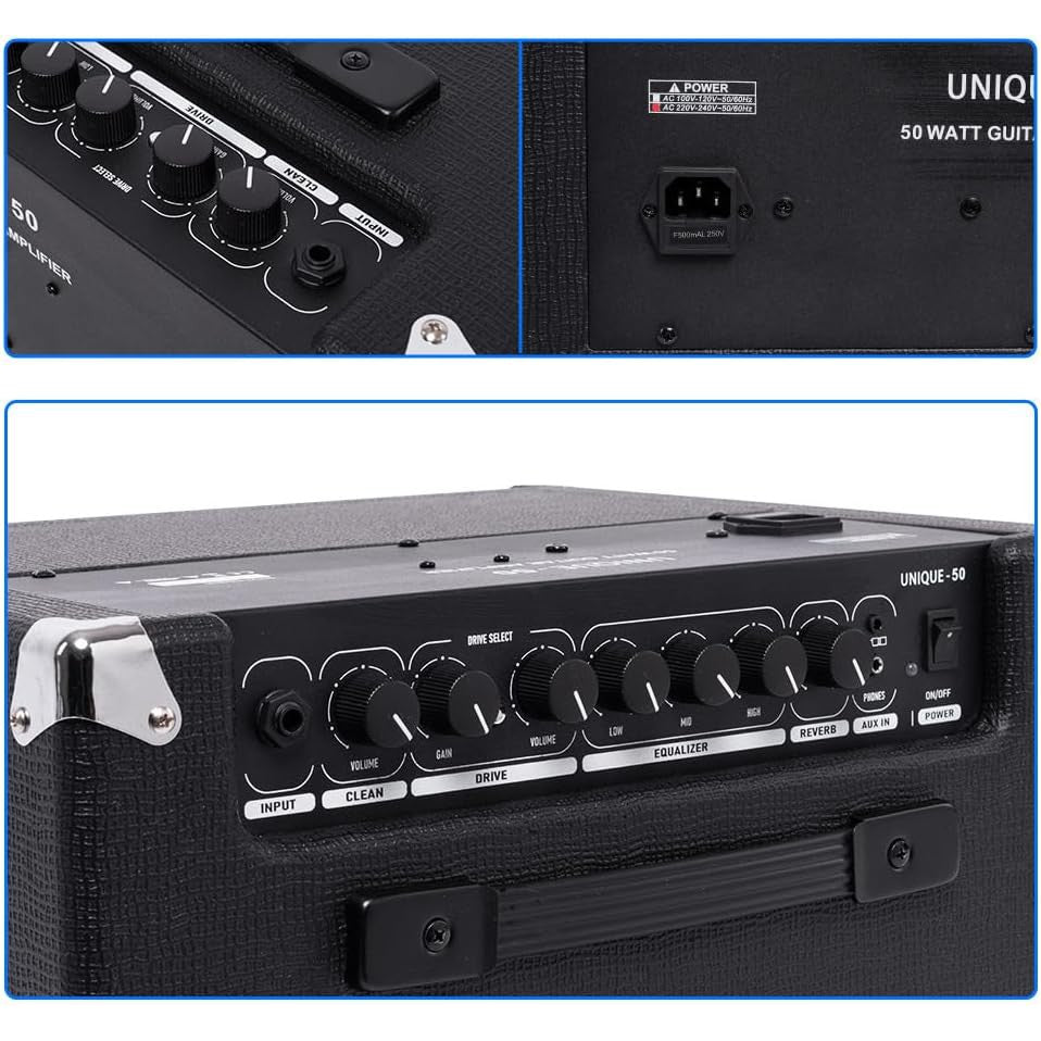 Amplifier Guitar Điện Coolmusic Unique-50-Mai Nguyên Music