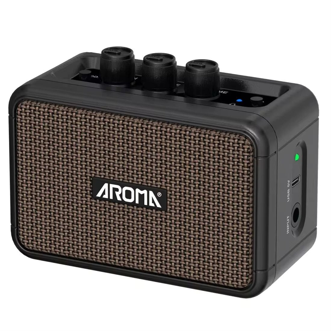 Amplifier Guitar Điện Mini Aroma AG-04 Bluetooth-Mai Nguyên Music