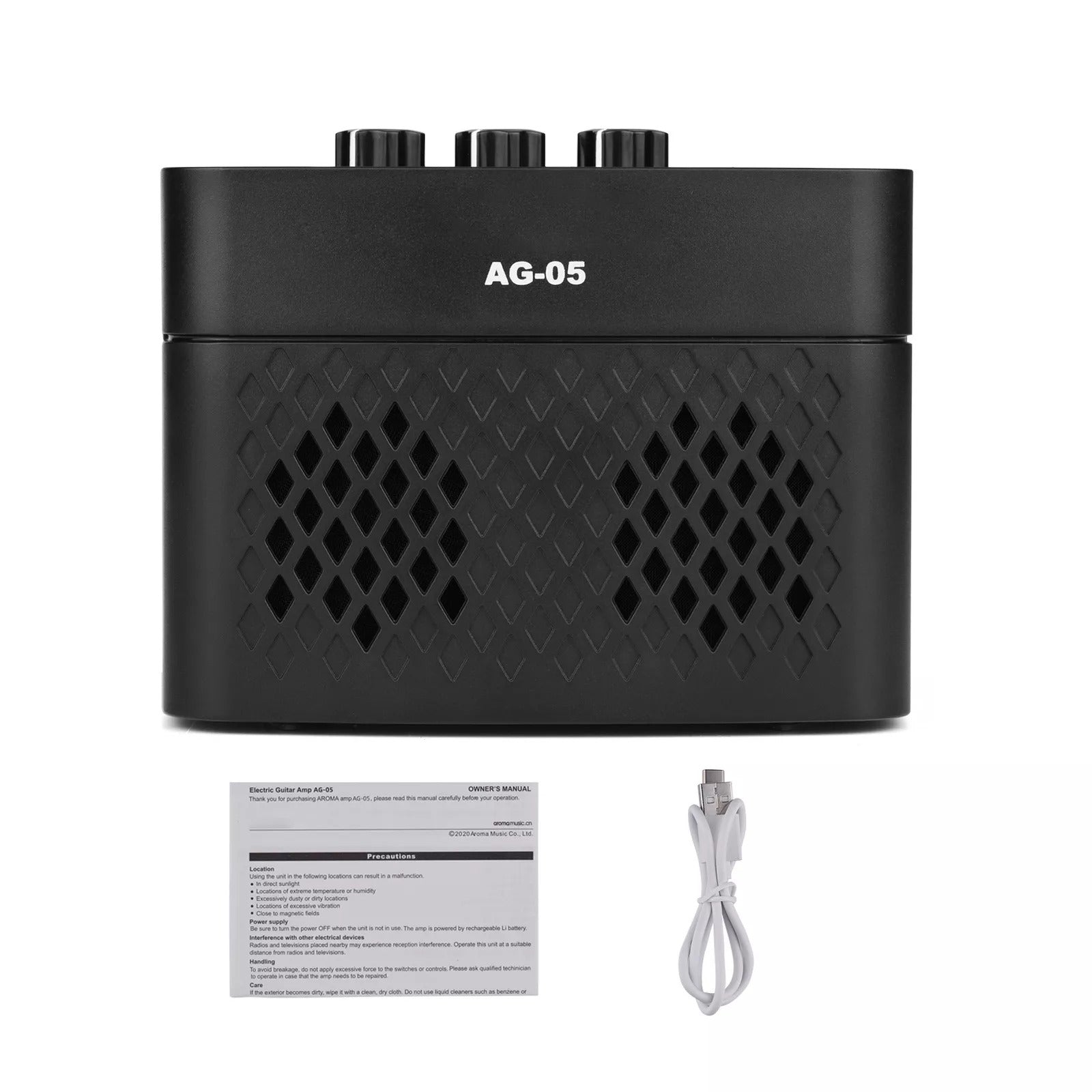 Amplifier Guitar Điện Mini Aroma AG-05 - Combo-Mai Nguyên Music
