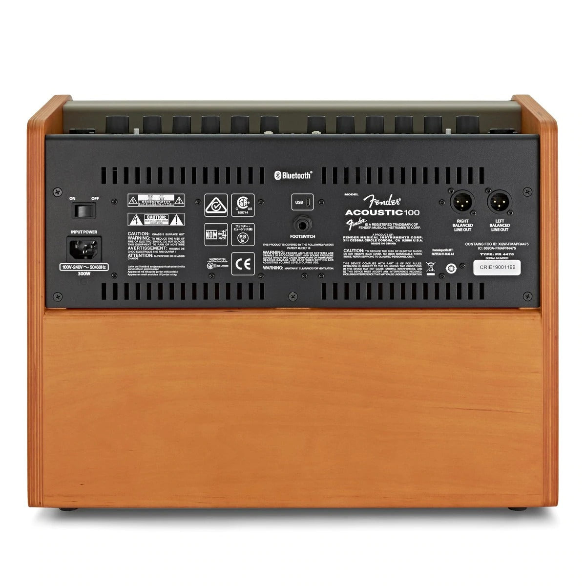 Amplifier Guitar Fender Acoustic 100, 230V EU - Combo-Mai Nguyên Music