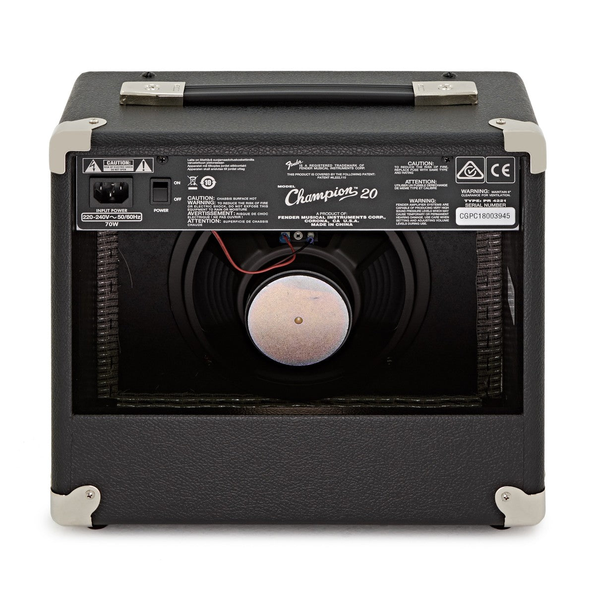 Amplifier Guitar Fender Champion 20, 230V EU - Combo-Mai Nguyên Music