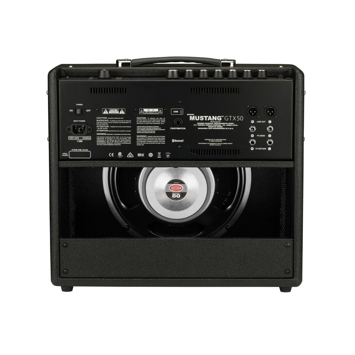 Amplifier Guitar Fender Mustang GTX50, 230V EU - Combo-Mai Nguyên Music