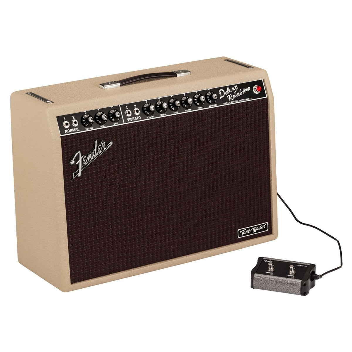 Amplifier Guitar Fender Tone Master Deluxe Reverb Blonde, 230V UK - Combo-Mai Nguyên Music