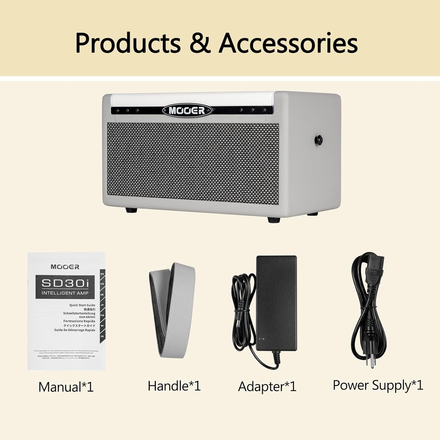 Amplifier Guitar Mooer SD30i - Combo-Mai Nguyên Music