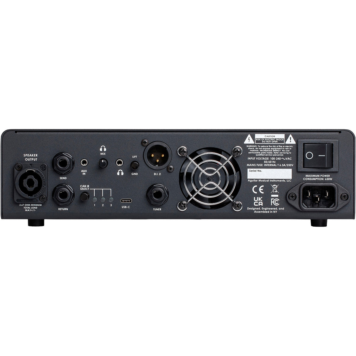 Amplifier Head Bass Aguilar TH500V2 Tone Hammer Gen 2 500-watt-Mai Nguyên Music