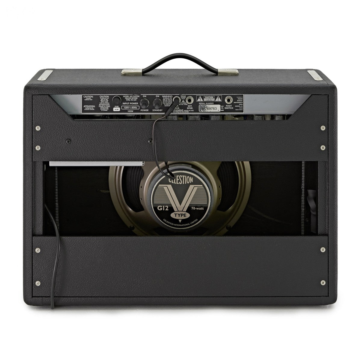 Amplifier Tube Guitar Fender 68 Custom Deluxe Reverb, 230V UK - Combo-Mai Nguyên Music