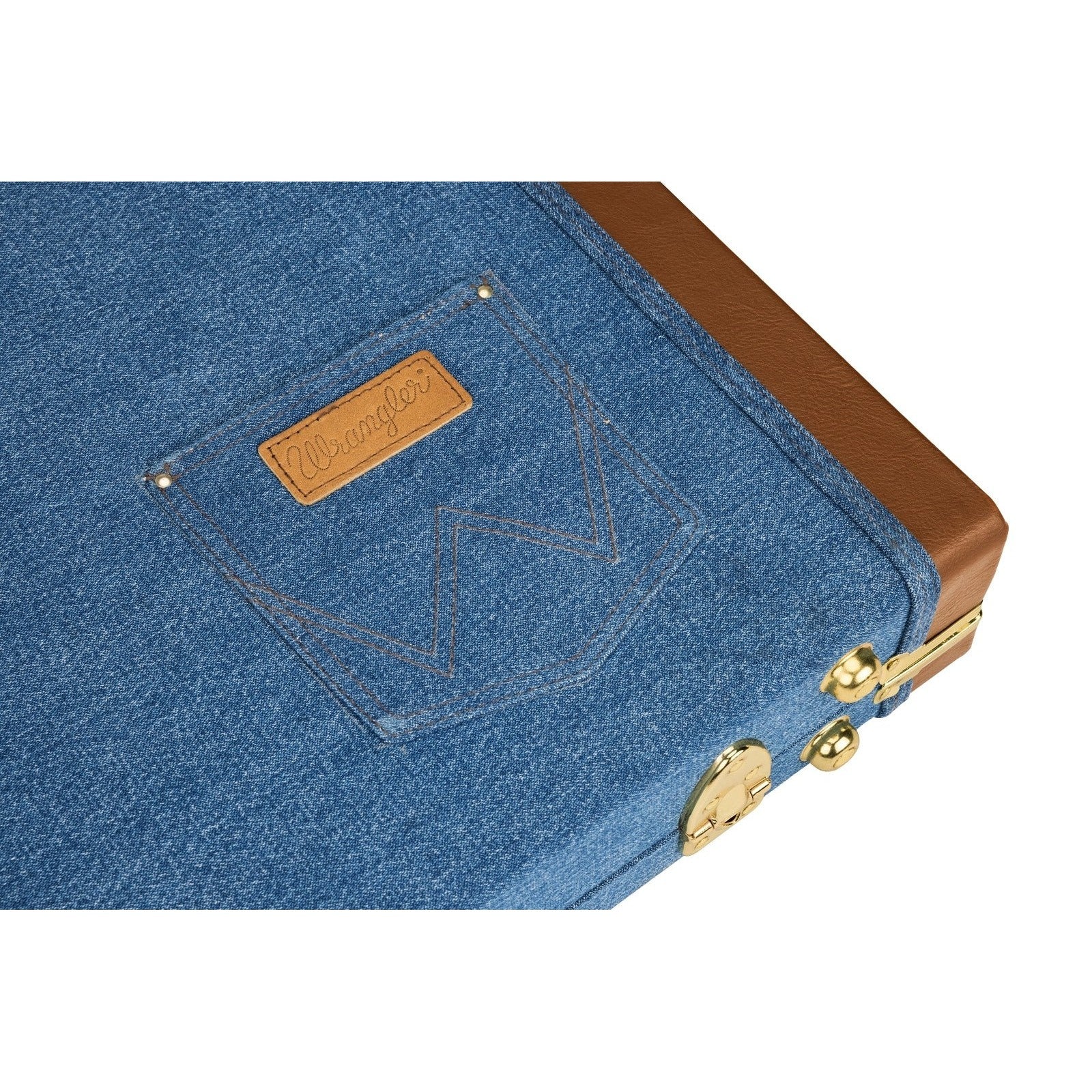 Case Đàn Guitar Điện Fender Fender Wrangler Denim, Stratocaster/Telecaster Case-Mai Nguyên Music