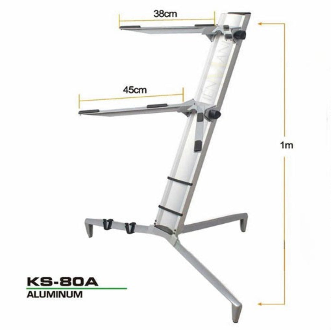 Chân Đàn Organ 2 Tầng KS-80A/KS-80B-Mai Nguyên Music