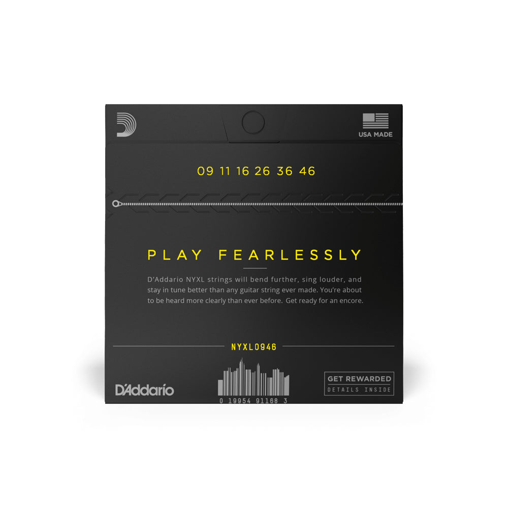 D'Addario NYXL0946 Nickel Wound Electric Guitar Strings, 09-46-Mai Nguyên Music