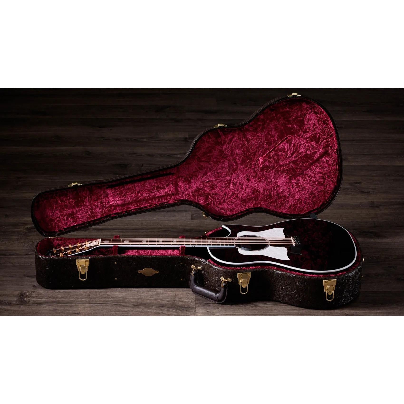Đàn Guitar Acoustic 10-dây Taylor 657ce Bajo Quinto - Black-Mai Nguyên Music