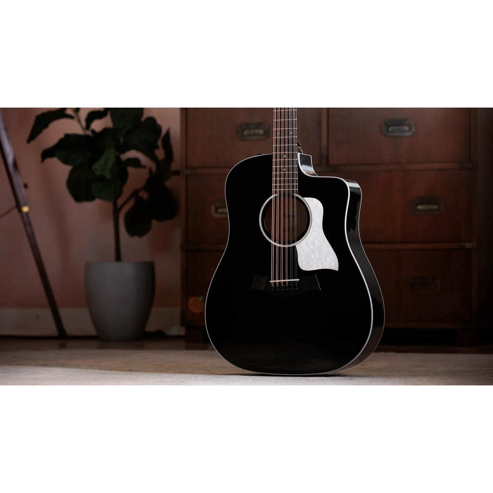 Đàn Guitar Acoustic 12-dây Taylor 250ce Plus Doce Doble - Black-Mai Nguyên Music