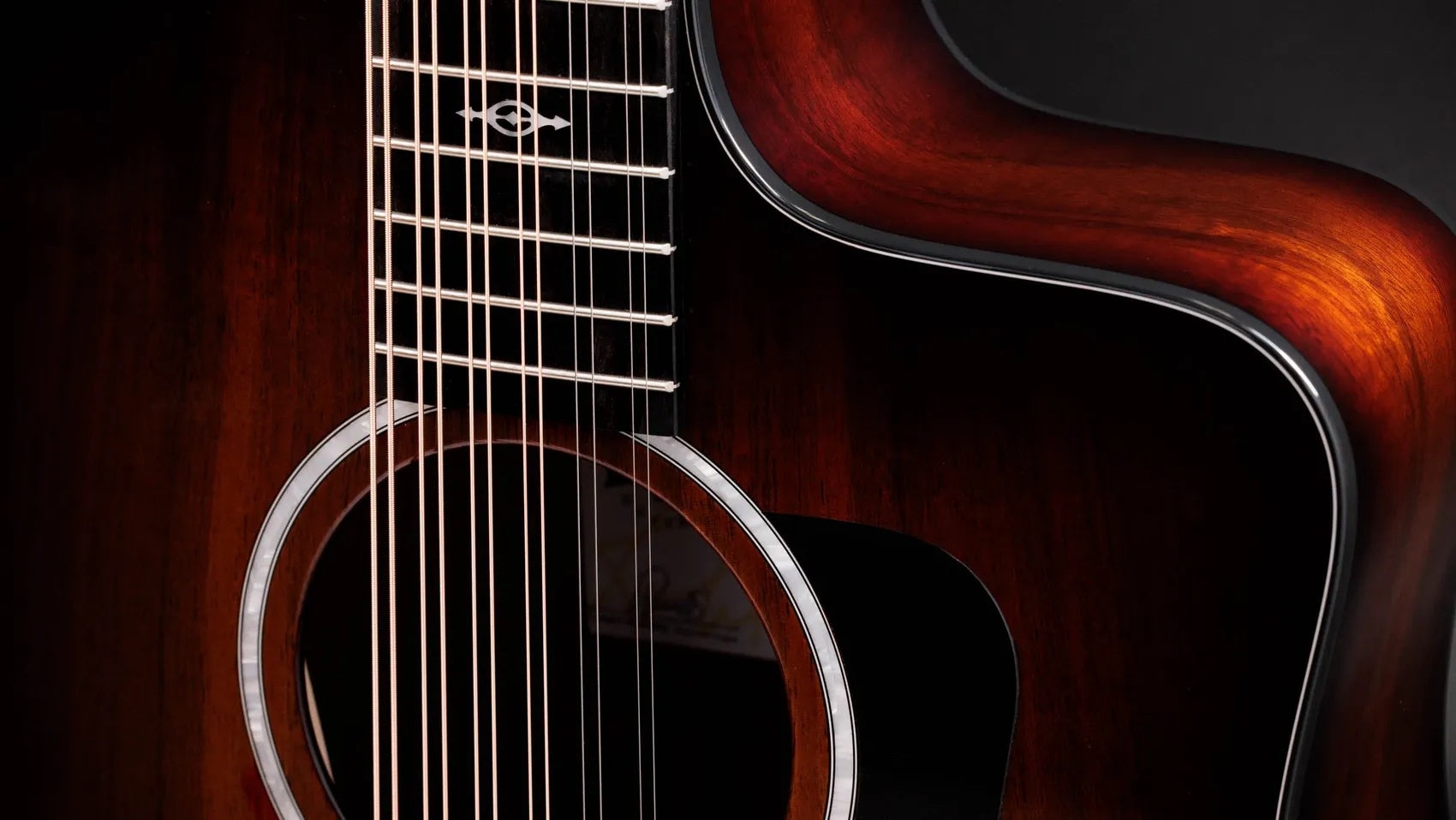 Đàn Guitar Acoustic 12-dây Taylor 260ce-K DLX Doce Doble - Shaded Edgeburst-Mai Nguyên Music