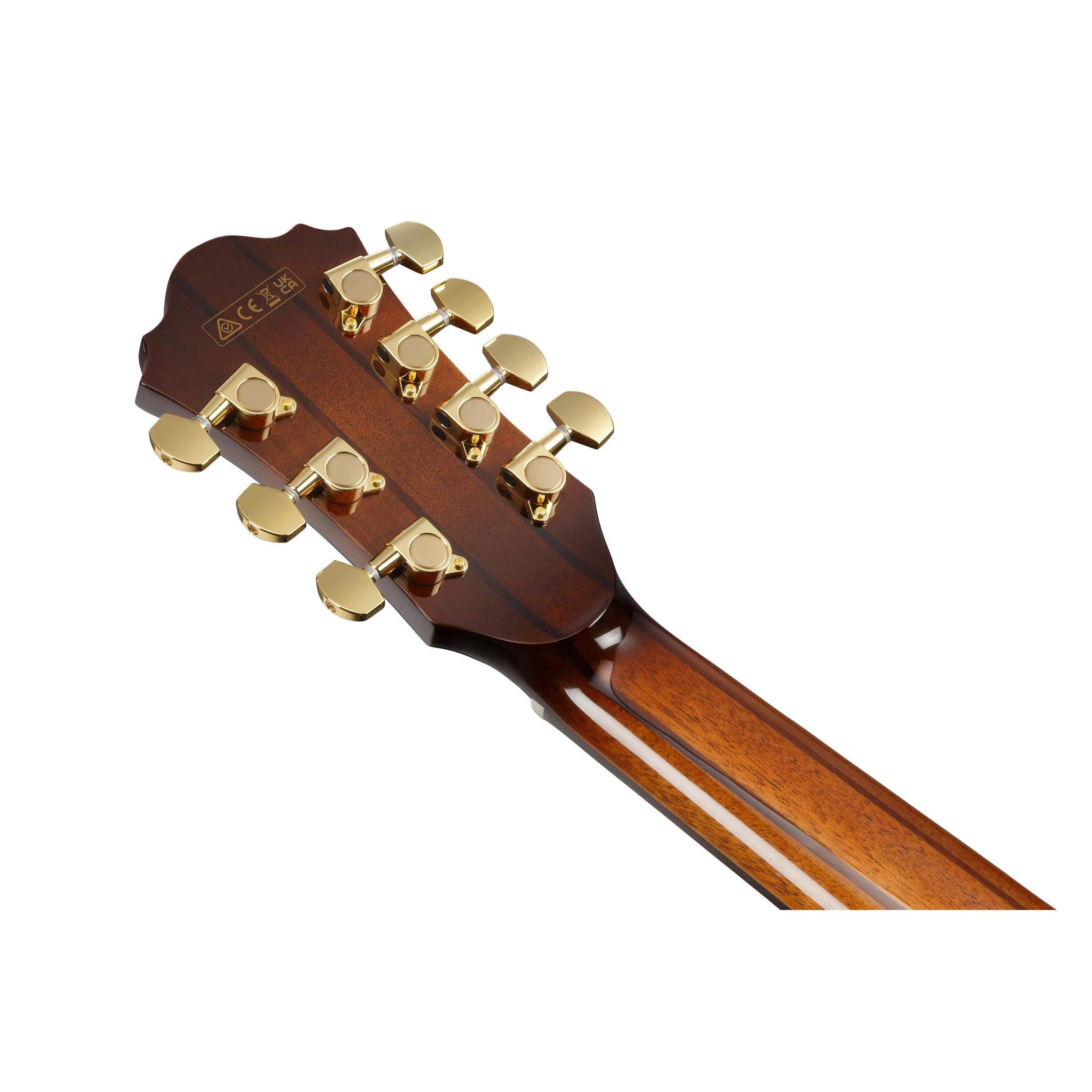 Đàn Guitar Acoustic 7-dây Ibanez AE3007FMH - Tobacco Edge Burst High Gloss-Mai Nguyên Music