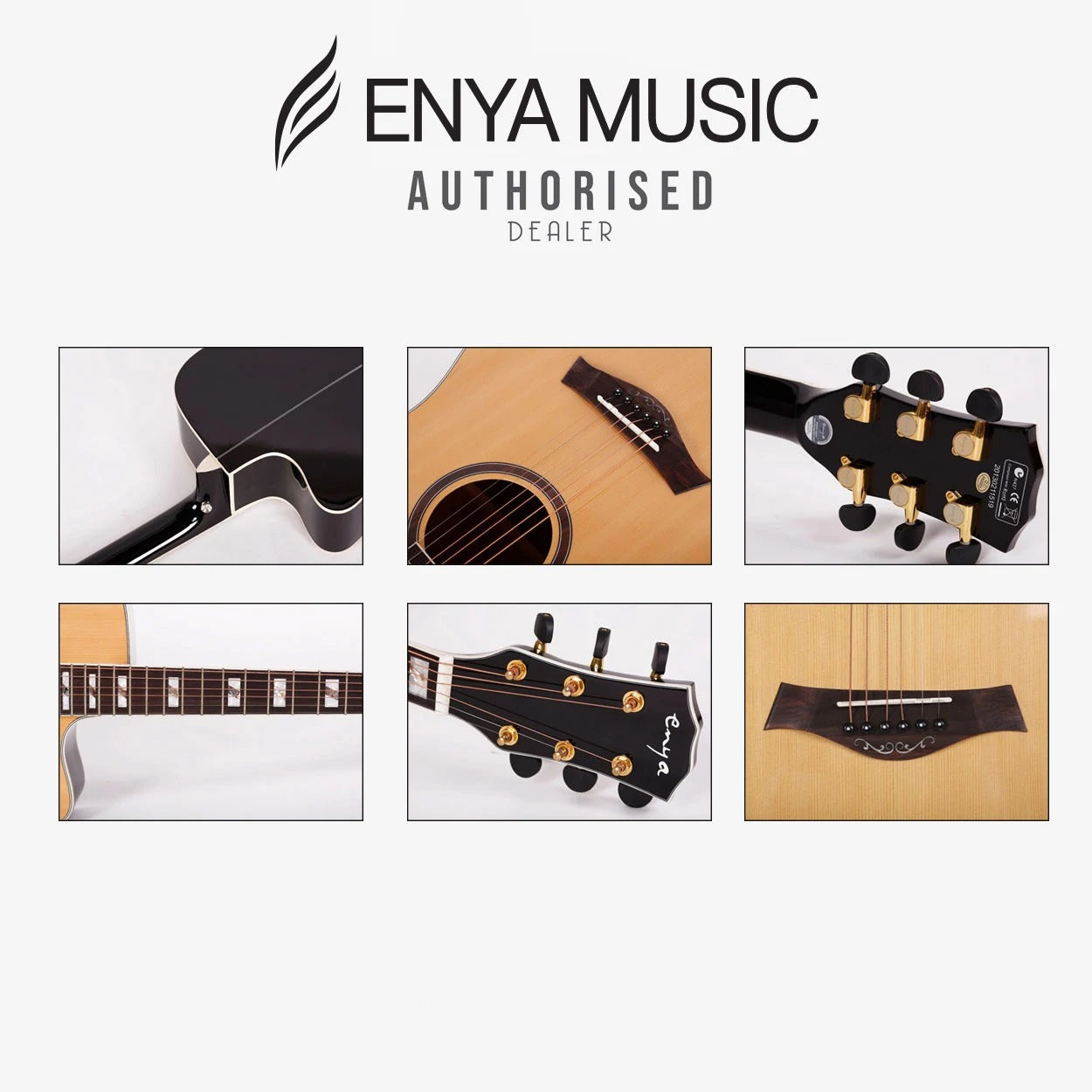 Đàn Guitar Acoustic Enya ED-18 - Size 41"-Mai Nguyên Music