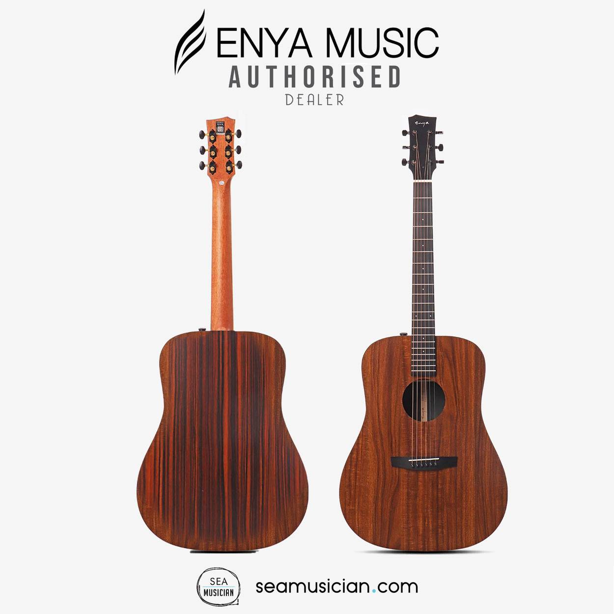 Đàn Guitar Acoustic Enya ED-X1 - Size 41"-Mai Nguyên Music