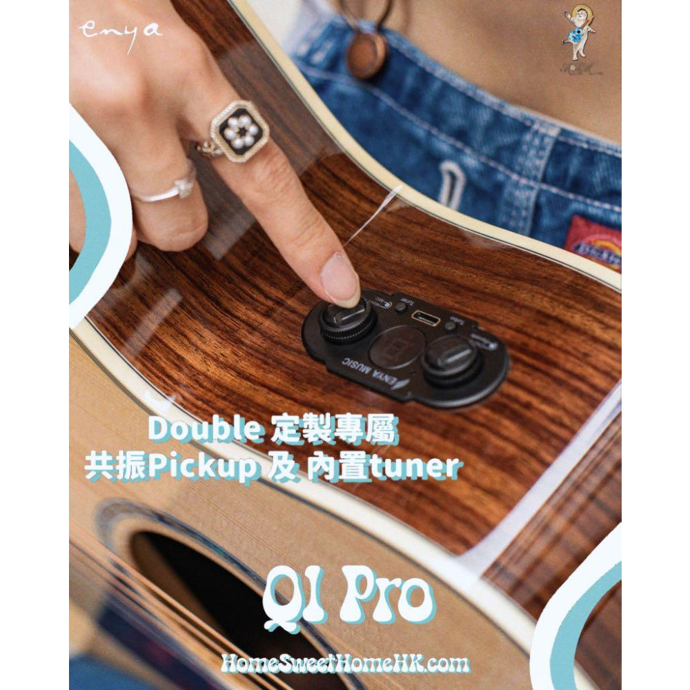 Đàn Guitar Acoustic Enya EGA-Q1 EQ Pro AcousticPlus - Size 41"-Mai Nguyên Music