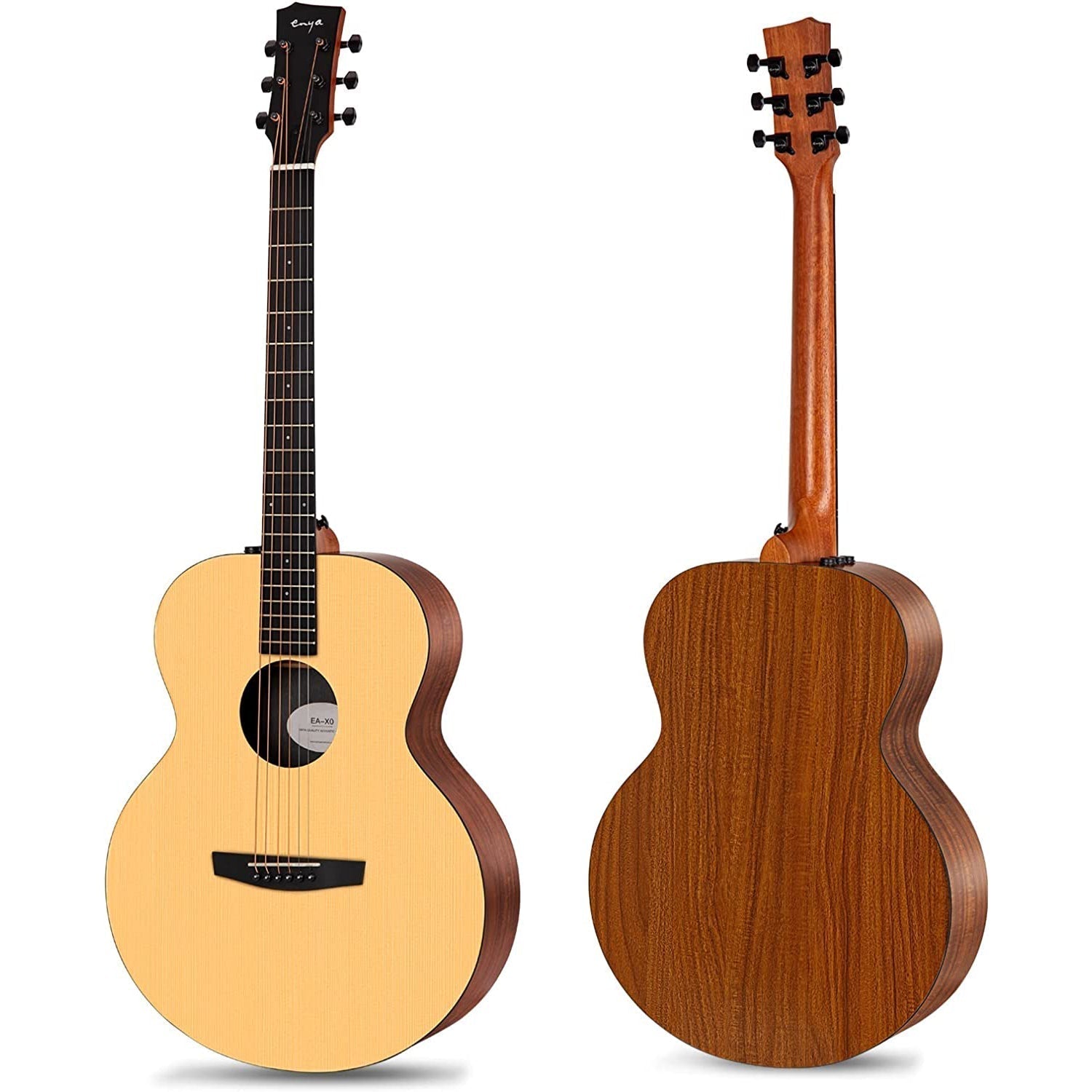 Đàn Guitar Acoustic Enya EM-X0 EQ, Natural - Size 36"-Mai Nguyên Music