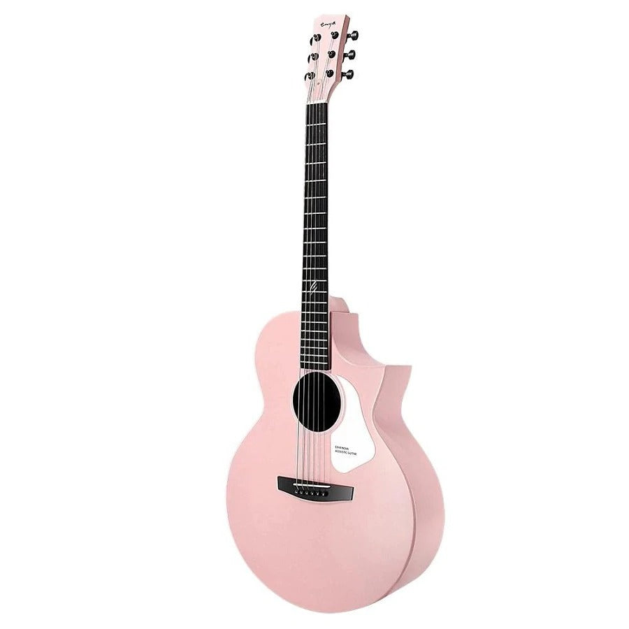 Đàn Guitar Acoustic Enya Nova G EQ, Pink-Mai Nguyên Music