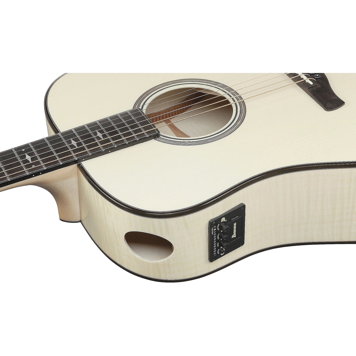 Đàn Guitar Acoustic Ibanez AAD371E Advanced Acoustic - Antique White High Gloss-Mai Nguyên Music