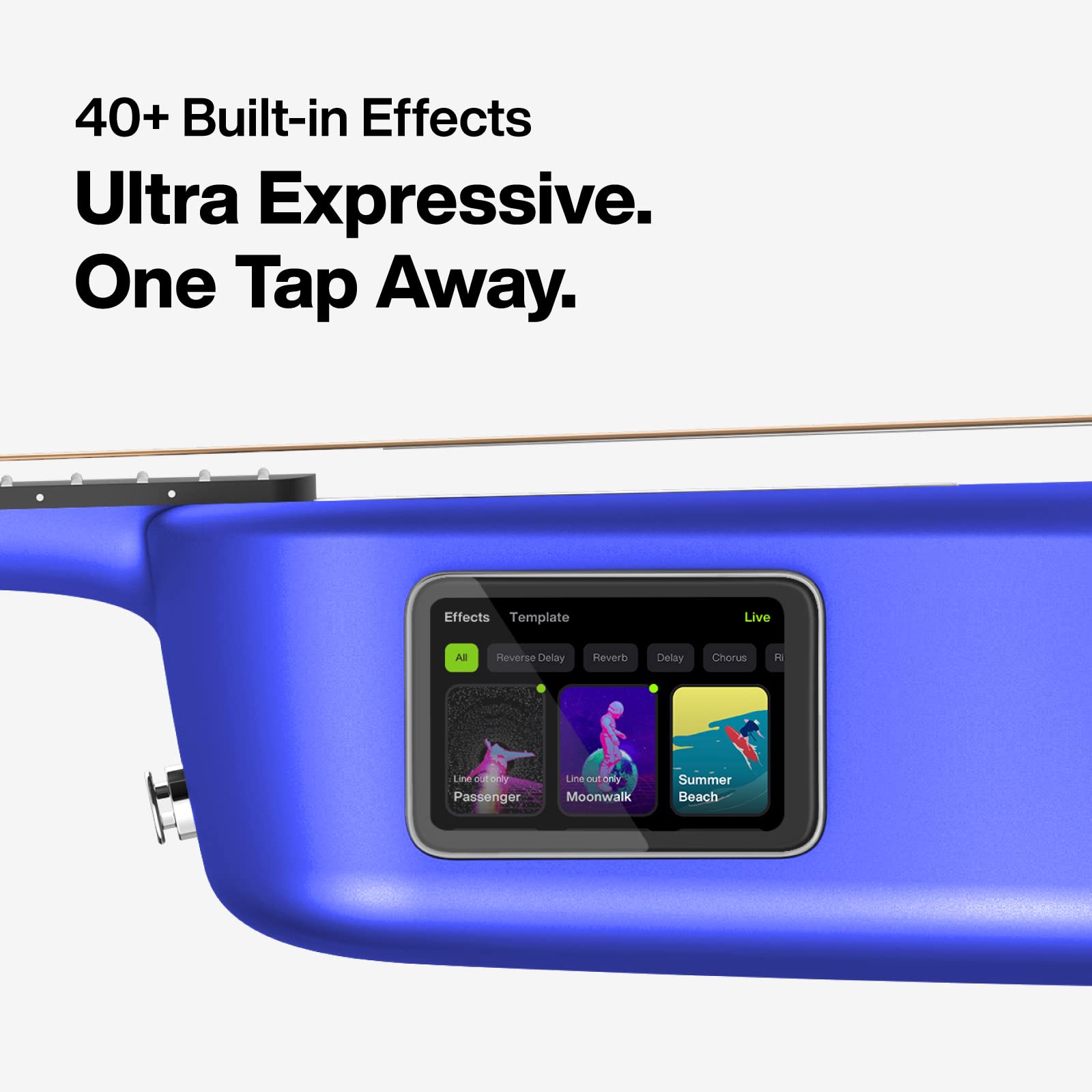 Đàn Guitar Acoustic LAVA ME 3 Size 38", Blue-Mai Nguyên Music