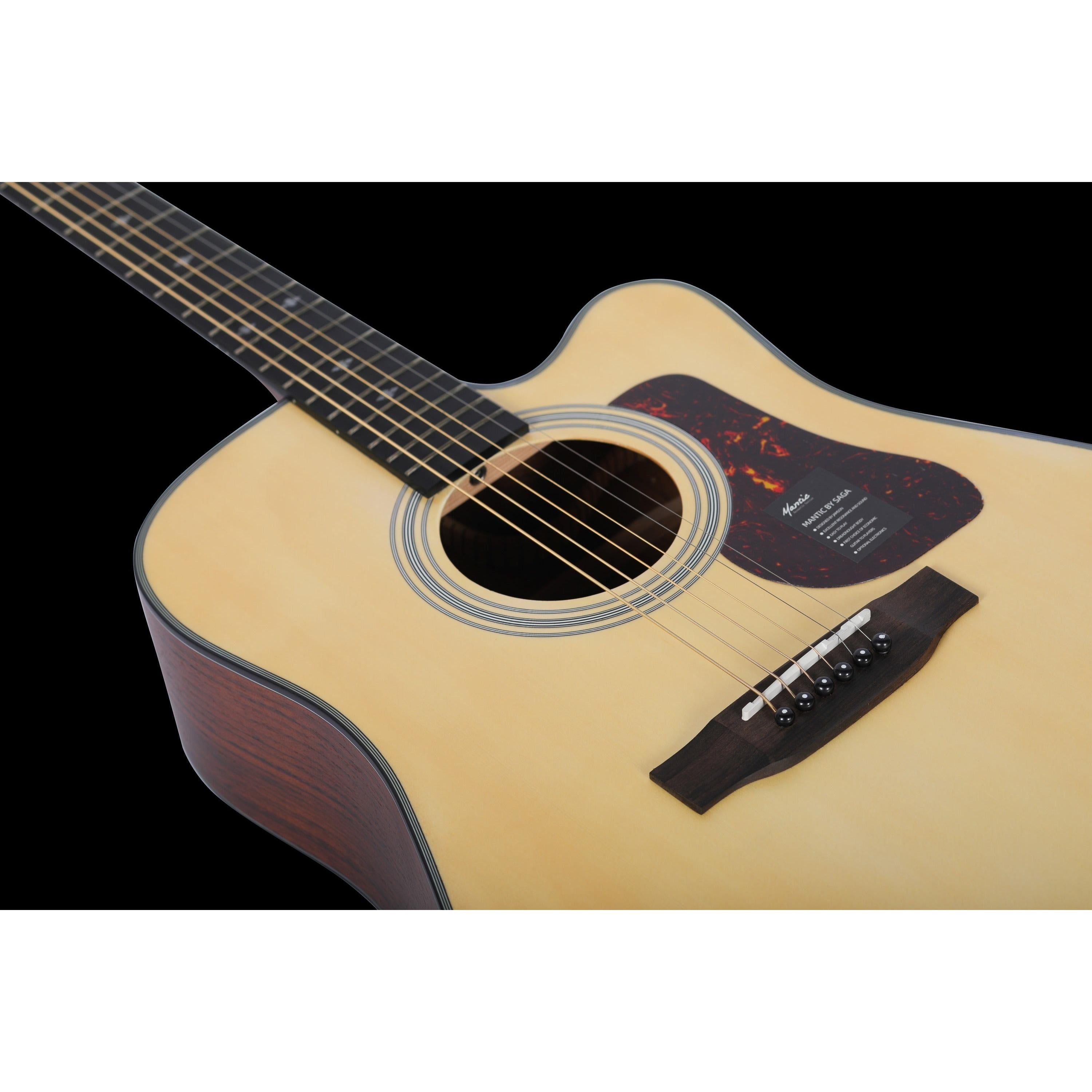 Đàn Guitar Acoustic Mantic AG-370C-Mai Nguyên Music