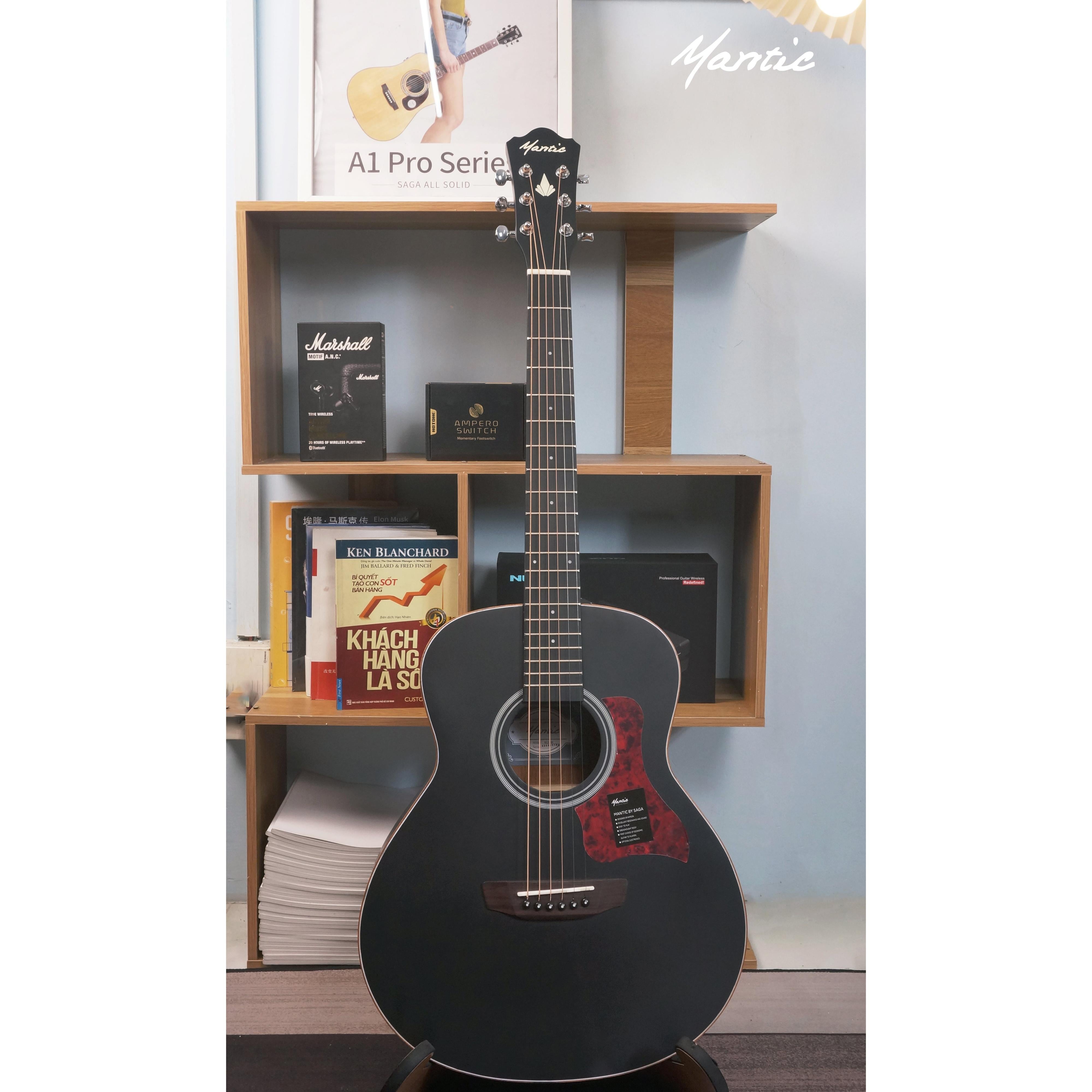 Đàn Guitar Acoustic Mantic BG-1BK-Mai Nguyên Music