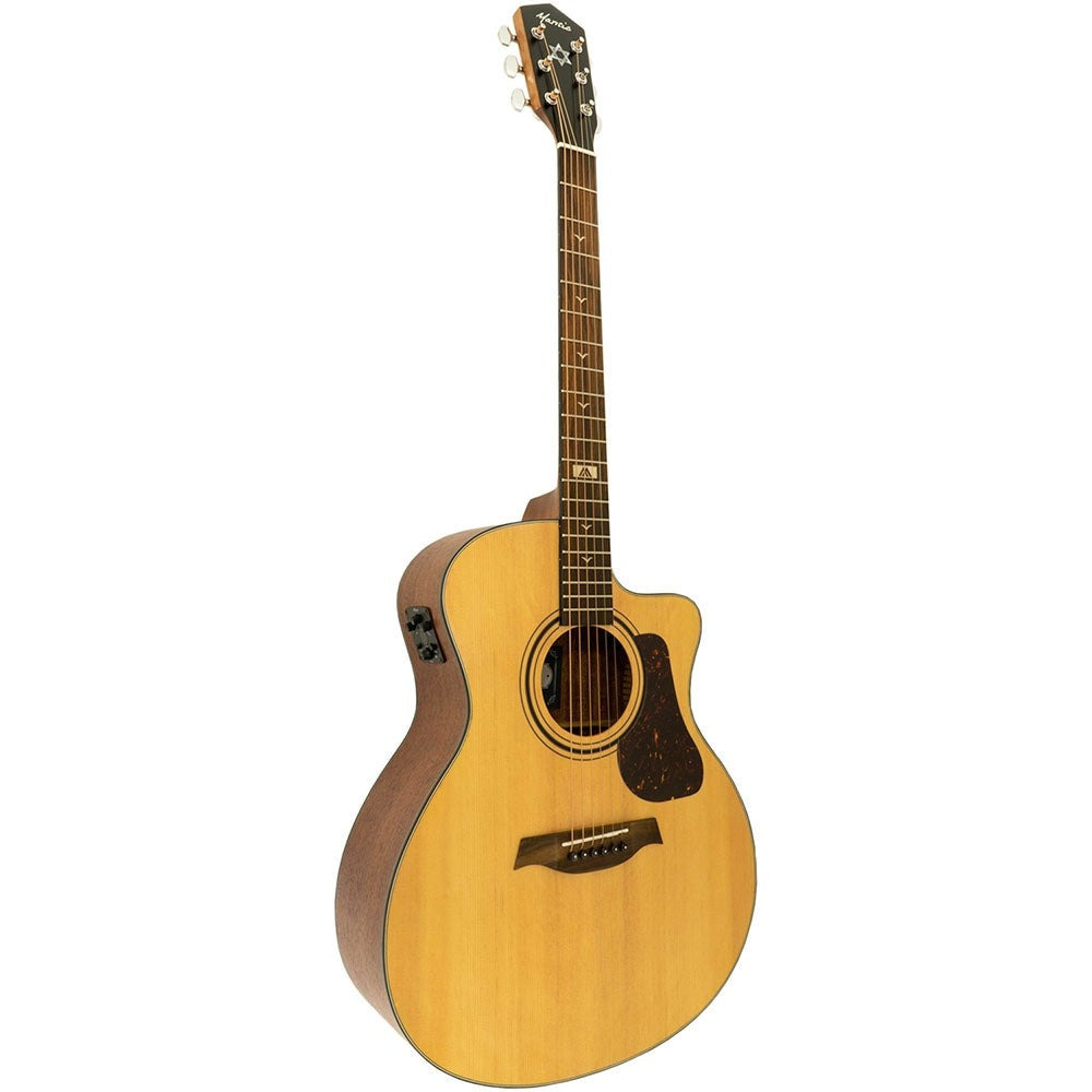 Đàn Guitar Acoustic Mantic GT-10GCE-Mai Nguyên Music