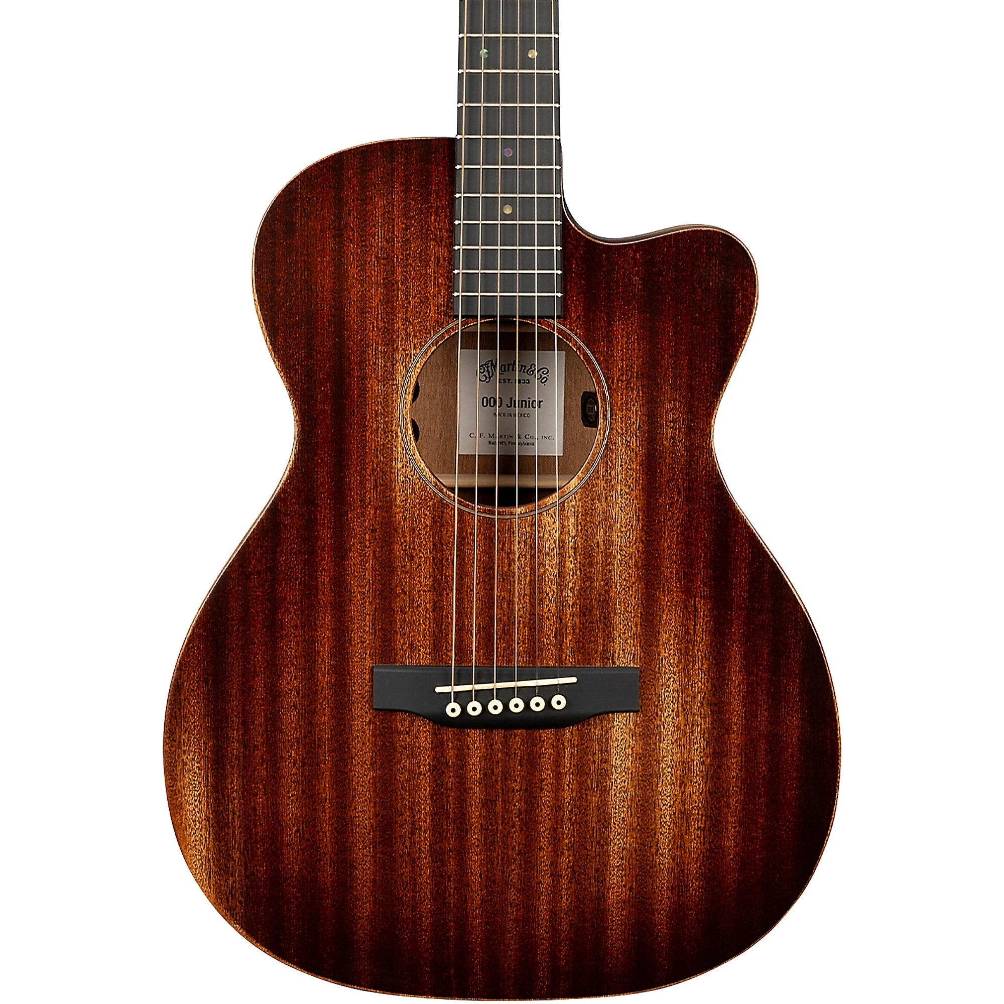 Đàn Guitar Acoustic Martin 000C Jr E StreetMaster Junior Series - Dark Mahogany Distressed-Mai Nguyên Music