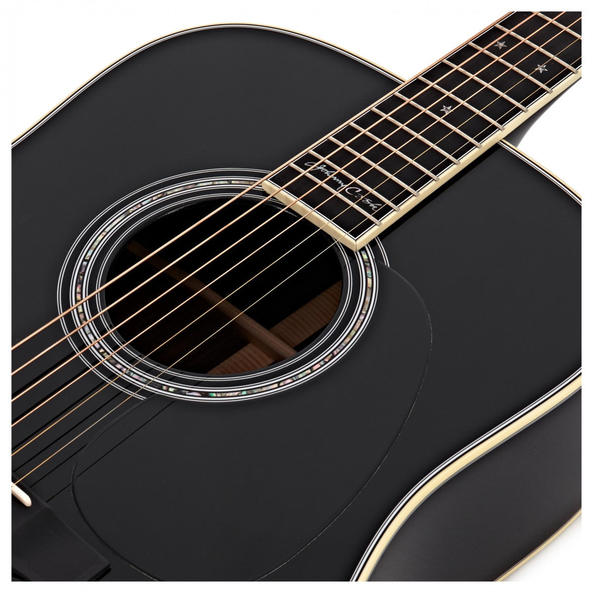 Đàn Guitar Acoustic Martin D-35 Johnny Cash, Black w/Case-Mai Nguyên Music