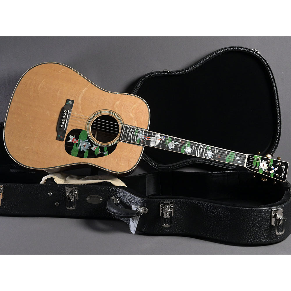 Đàn Guitar Acoustic Martin D-45 Harvey Leach Lotus Flower w/Case-Mai Nguyên Music