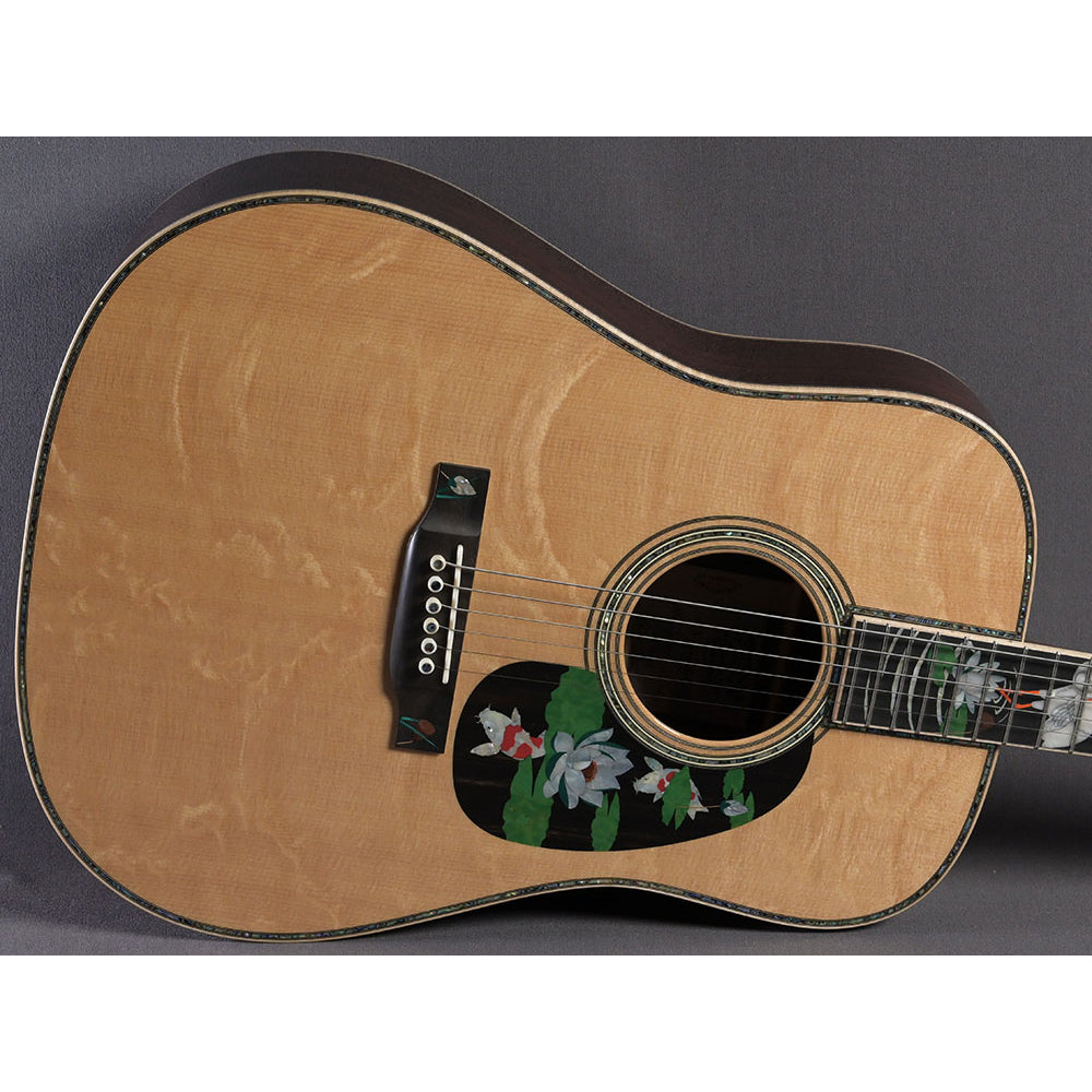 Đàn Guitar Acoustic Martin D-45 Harvey Leach Lotus Flower w/Case-Mai Nguyên Music