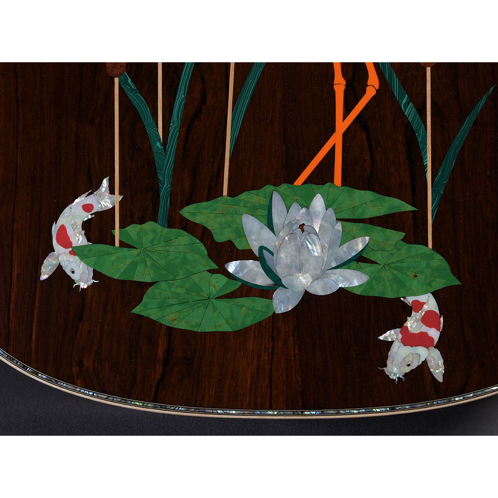 Đàn Guitar Acoustic Martin D-45 Harvey Leach Lotus Flower w/Case-Mai Nguyên Music