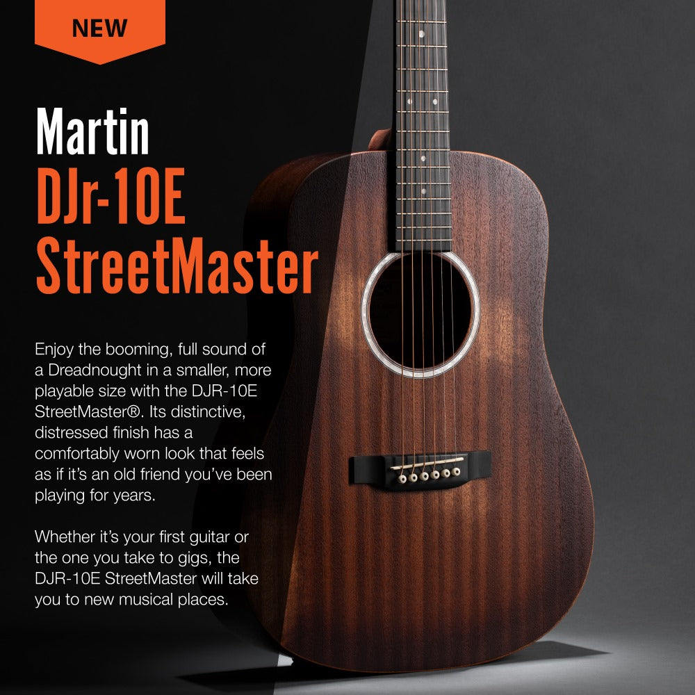 Đàn Guitar Acoustic Martin DJr-10E StreetMaster Junior Series w/Bag-Mai Nguyên Music
