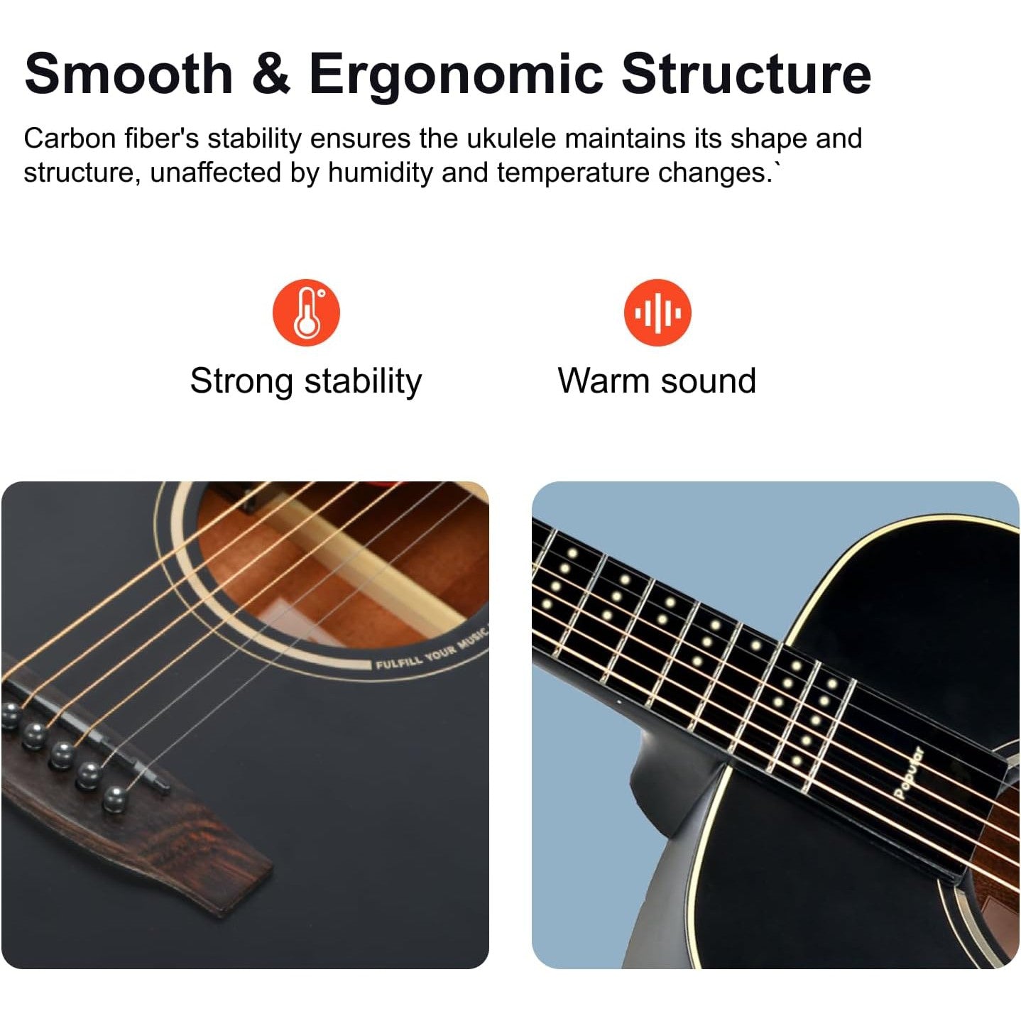 Đàn Guitar Acoustic Poputar T2 Smart-Mai Nguyên Music