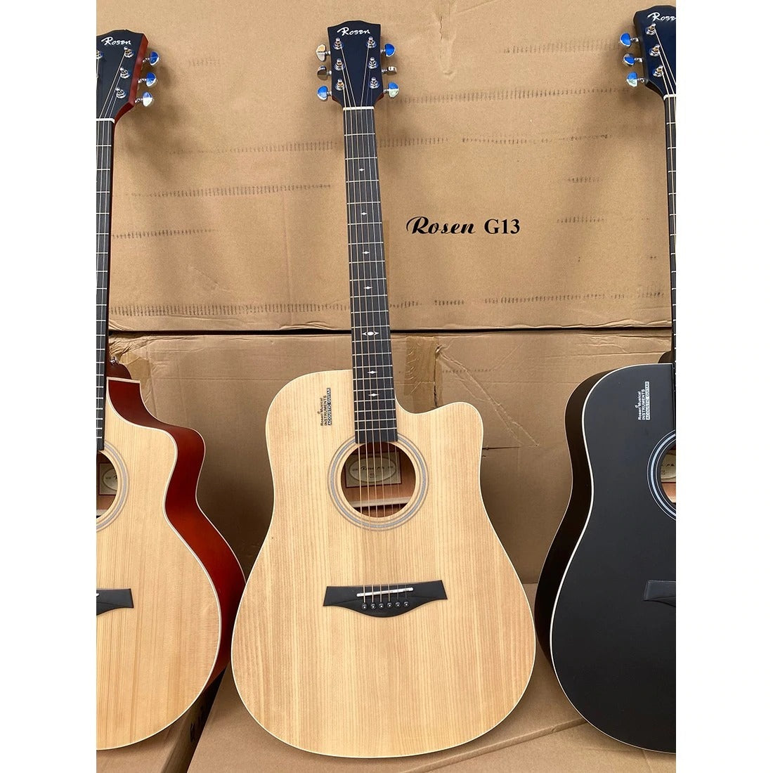 Đàn Guitar Acoustic Rosen G13 (Tặng Kèm Phụ Kiện)-Mai Nguyên Music