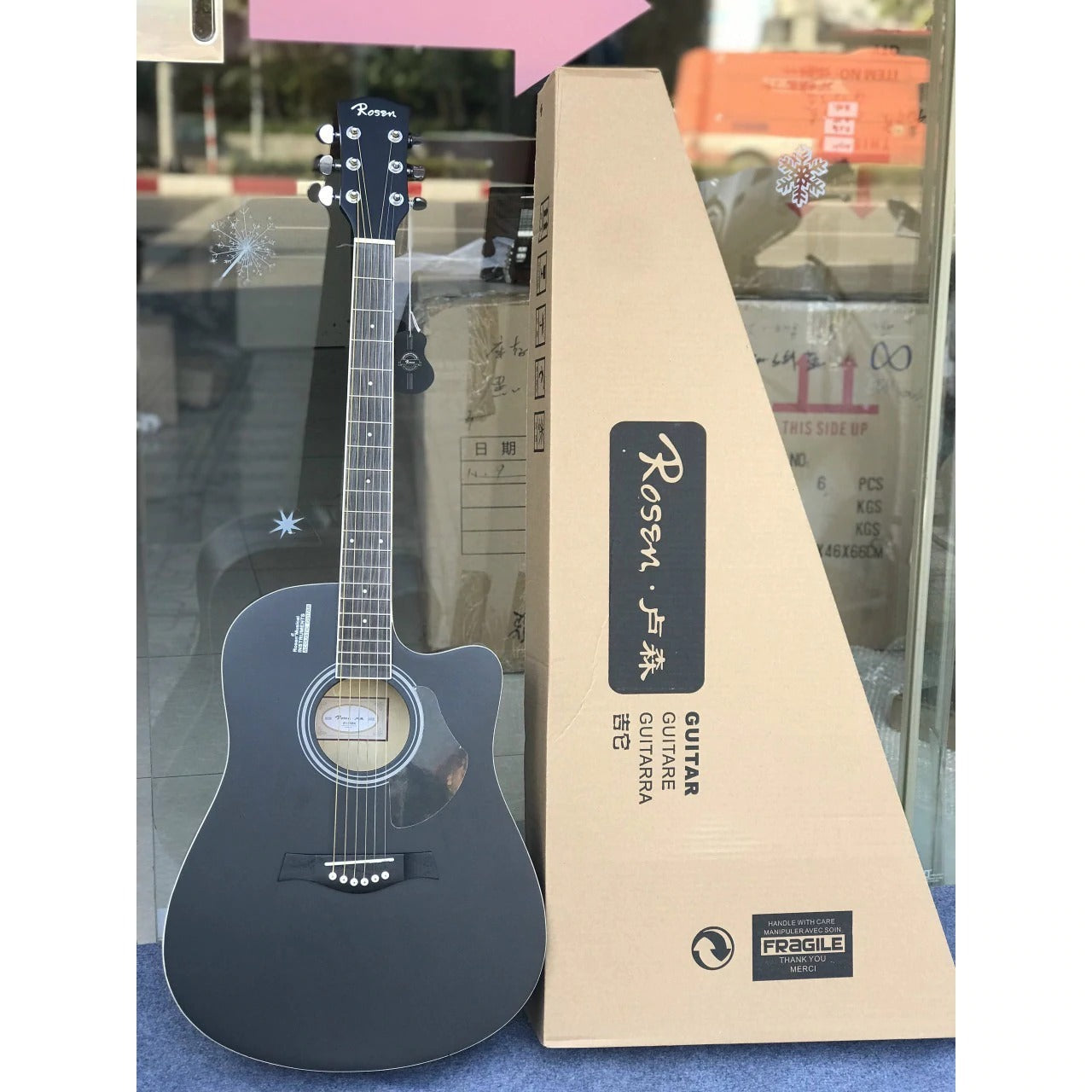 Đàn Guitar Acoustic Rosen R135 (Tặng Kèm Phụ Kiện)-Mai Nguyên Music