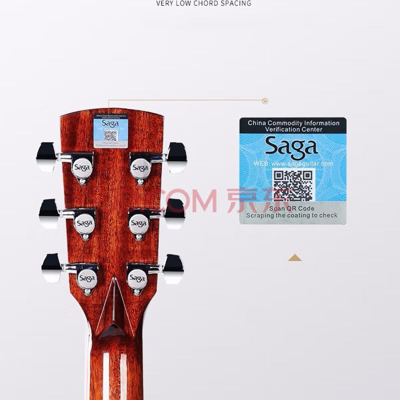 Đàn Guitar Acoustic Saga A1GC Pro-Mai Nguyên Music