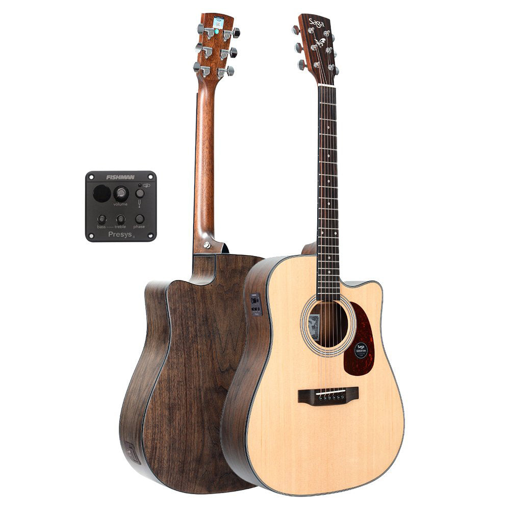 Đàn Guitar Acoustic Saga SF800CE-Mai Nguyên Music