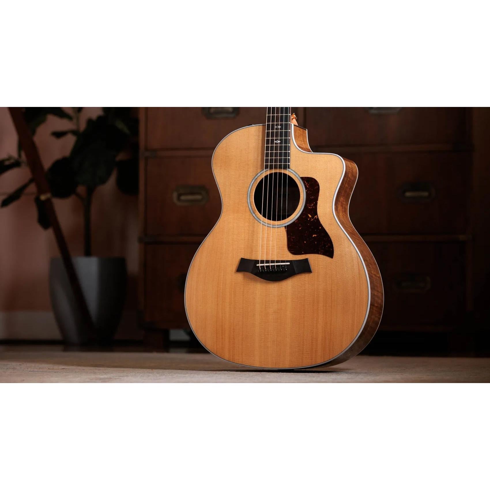 Đàn Guitar Acoustic Taylor Sunset Blvd 214ce DLX Figured Ovangkol - Natural-Mai Nguyên Music