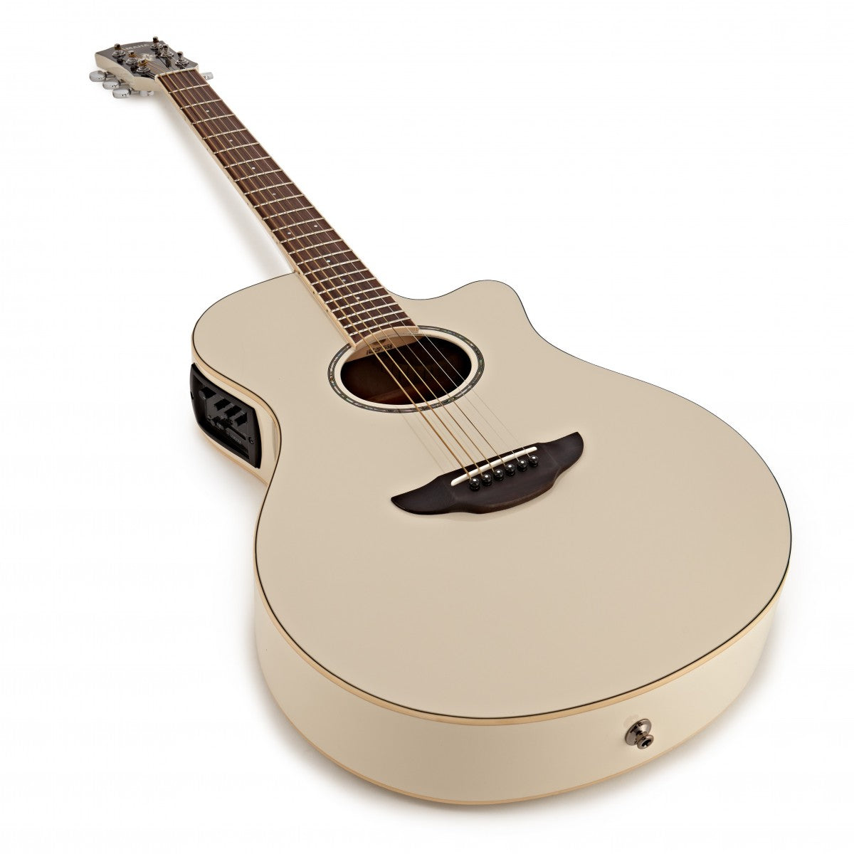 Đàn Guitar Acoustic Yamaha APX600, Vintage White-Mai Nguyên Music