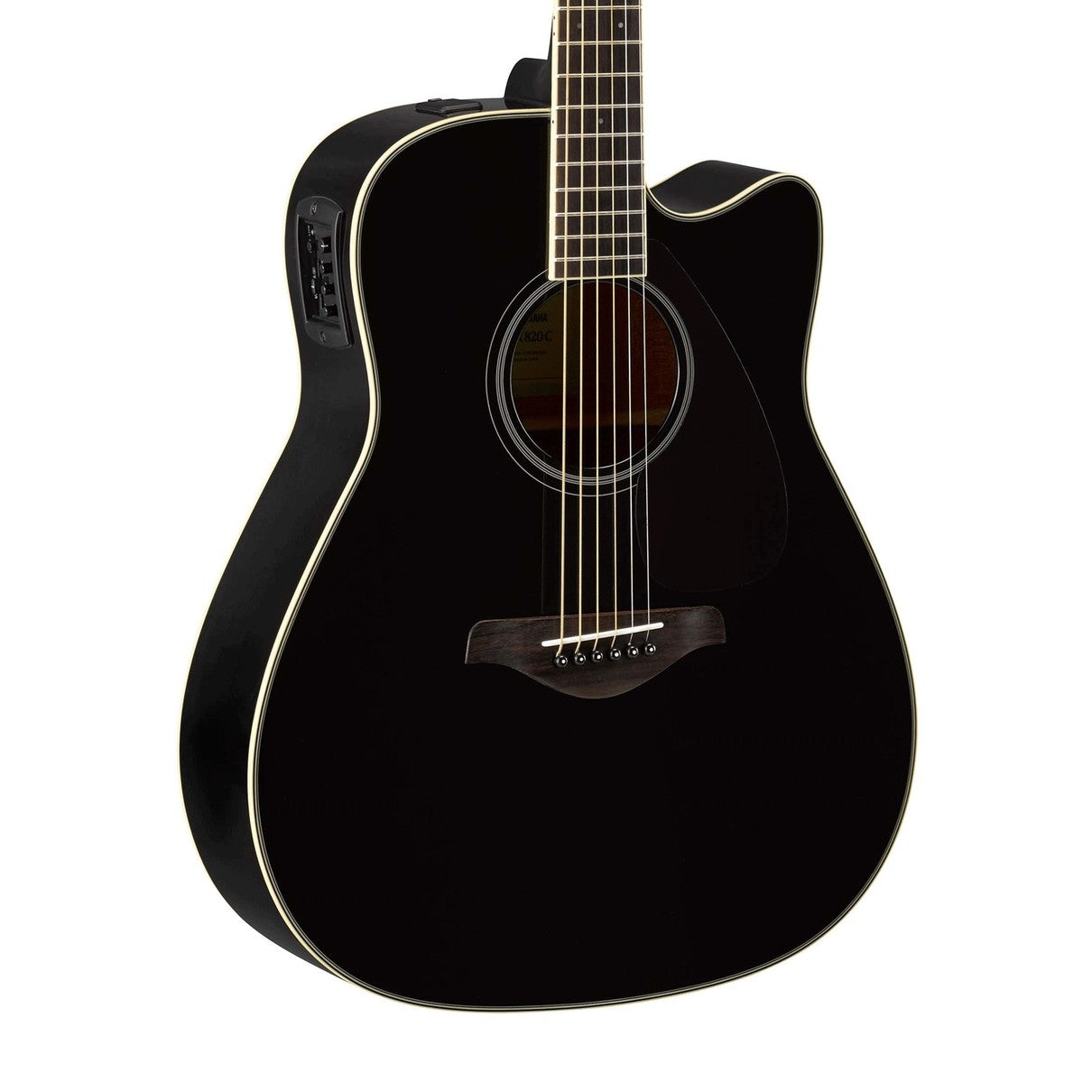Đàn Guitar Acoustic Yamaha FGX820C, Black-Mai Nguyên Music