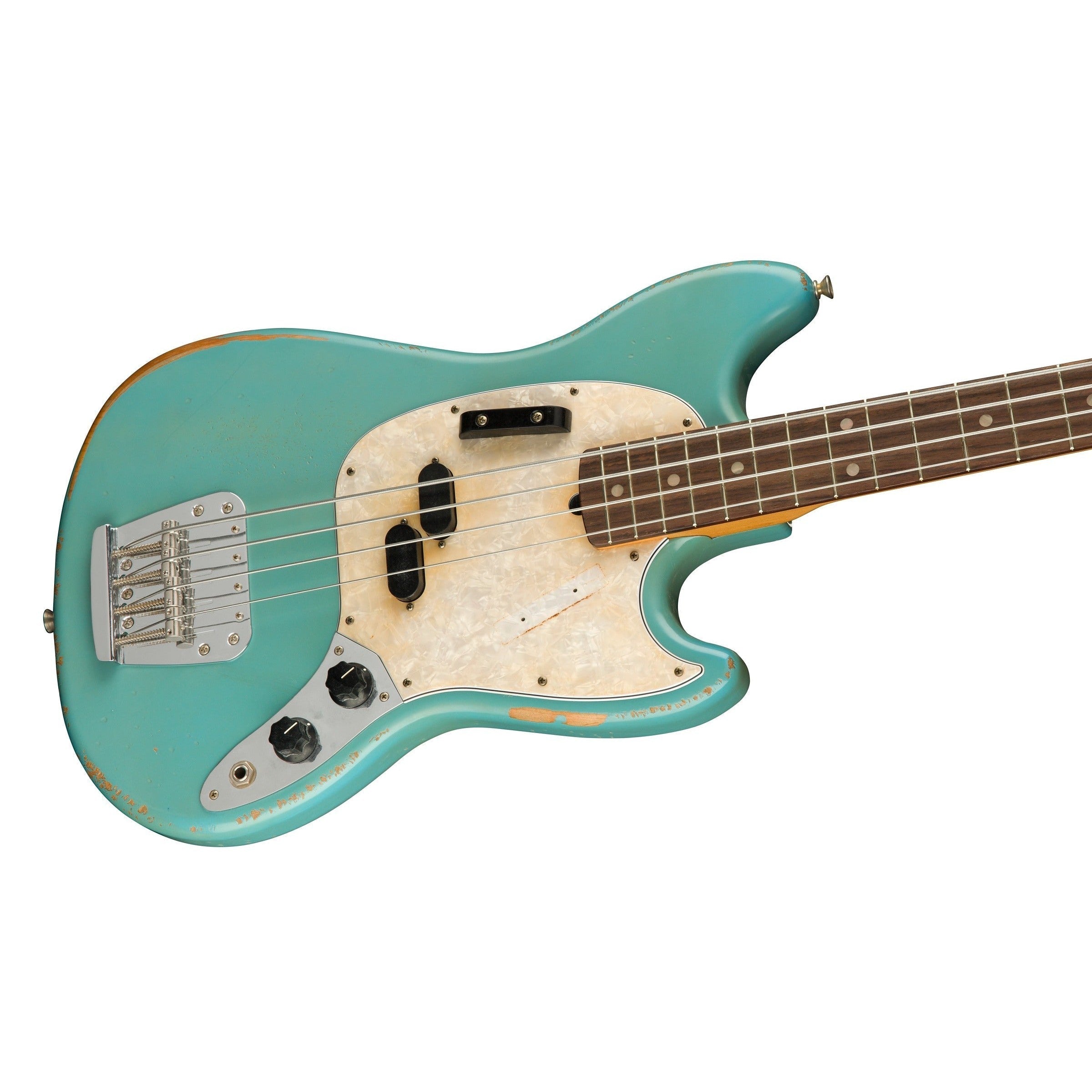 Đàn Guitar Bass 4-dây Fender JMJ Road Worn Mustang Bass-Mai Nguyên Music