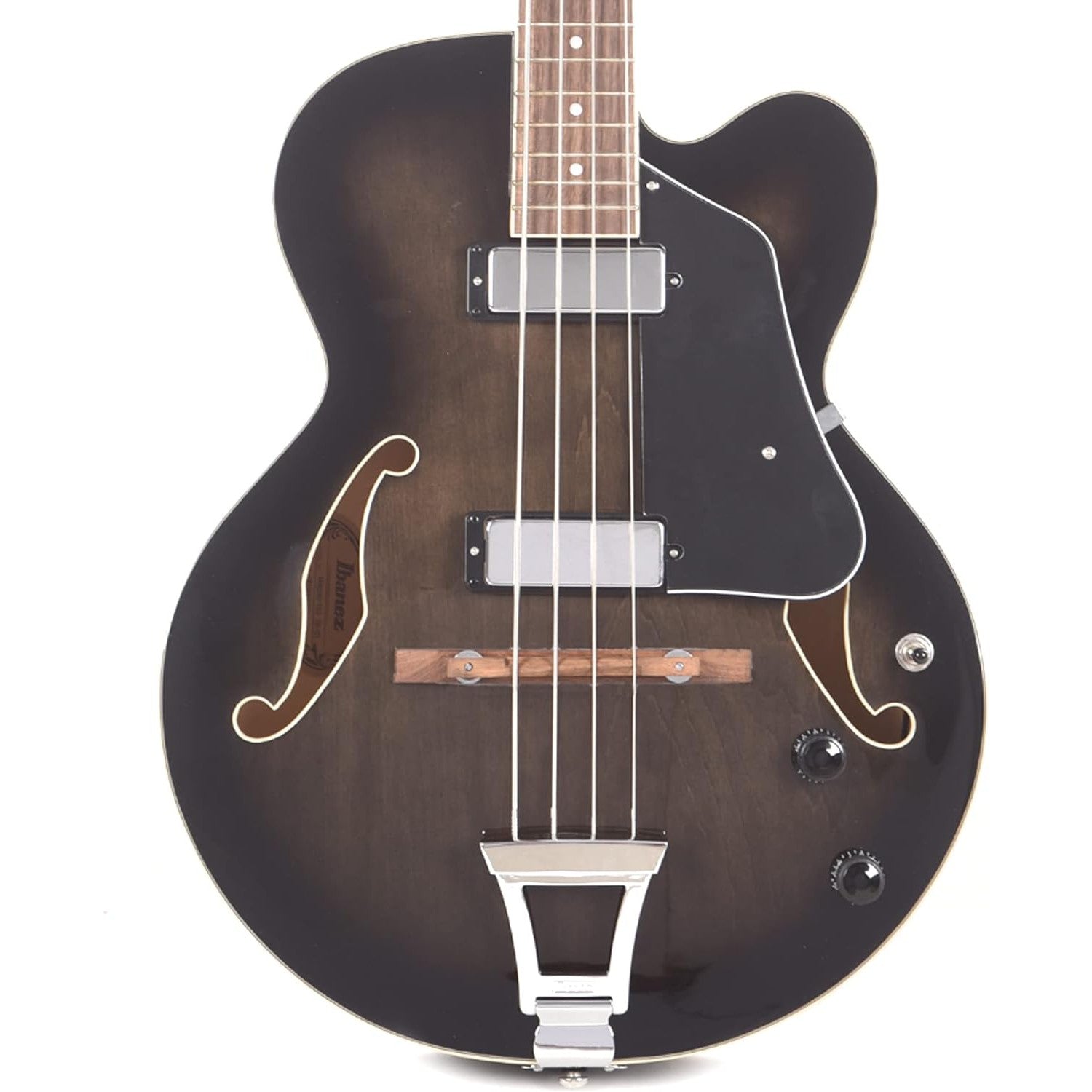 Đàn Guitar Bass 4-dây Ibanez Hollow-body AFB200, Transparent Black Sunburst-Mai Nguyên Music