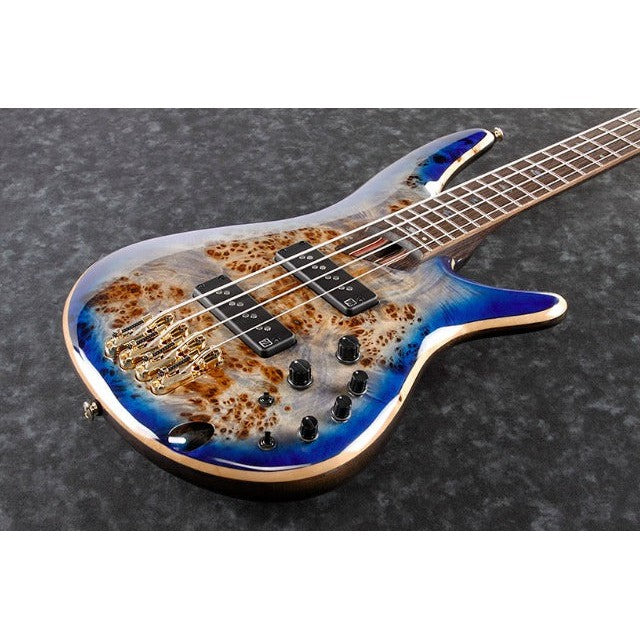 Đàn Guitar Bass 4-dây Ibanez SR Premium SR2600 w/Bag, Cerulean Blue Burst-Mai Nguyên Music