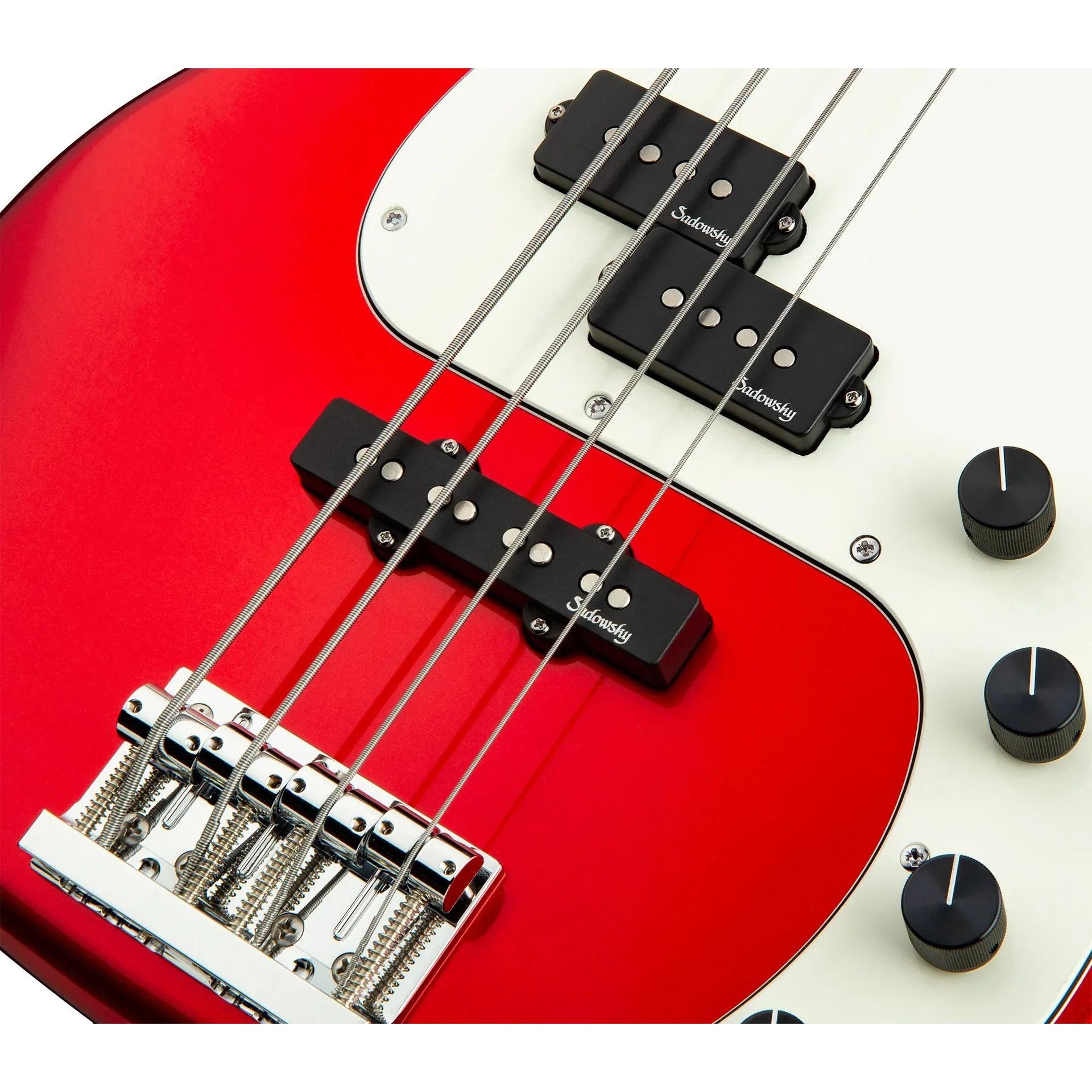 Đàn Guitar Bass 4-dây Sadowsky MetroLine 21-Fret Hybrid P/J Bass, Red Alder Body, Morado Fingerboard-Mai Nguyên Music