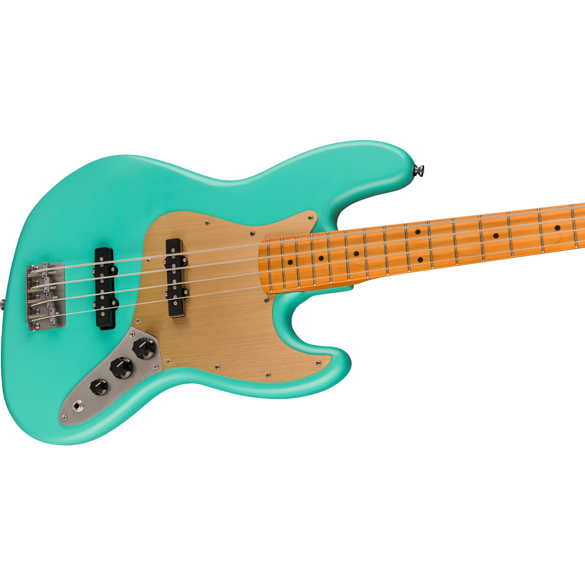 Đàn Guitar Bass 4-dây Squier 40th Anniversary Jazz Bass Vintage Edition, Maple FB, Satin Sea Foam Green-Mai Nguyên Music