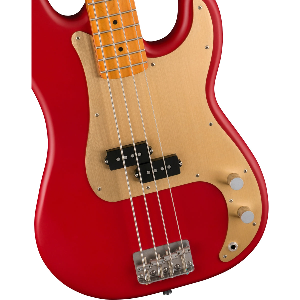 Đàn Guitar Bass 4-dây Squier 40th Anniversary Precision Bass Vintage Edition, Maple FB, Satin Dakota Red-Mai Nguyên Music