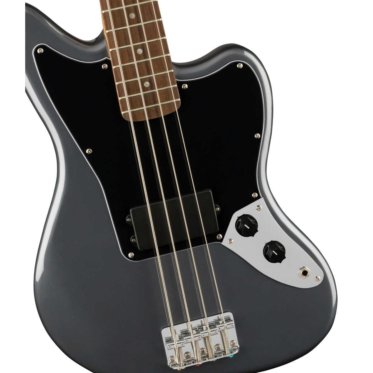 Đàn Guitar Bass 4-dây Squier Affinity Series Jaguar Bass H, LRL FB, Charcoal Frost Metallic-Mai Nguyên Music