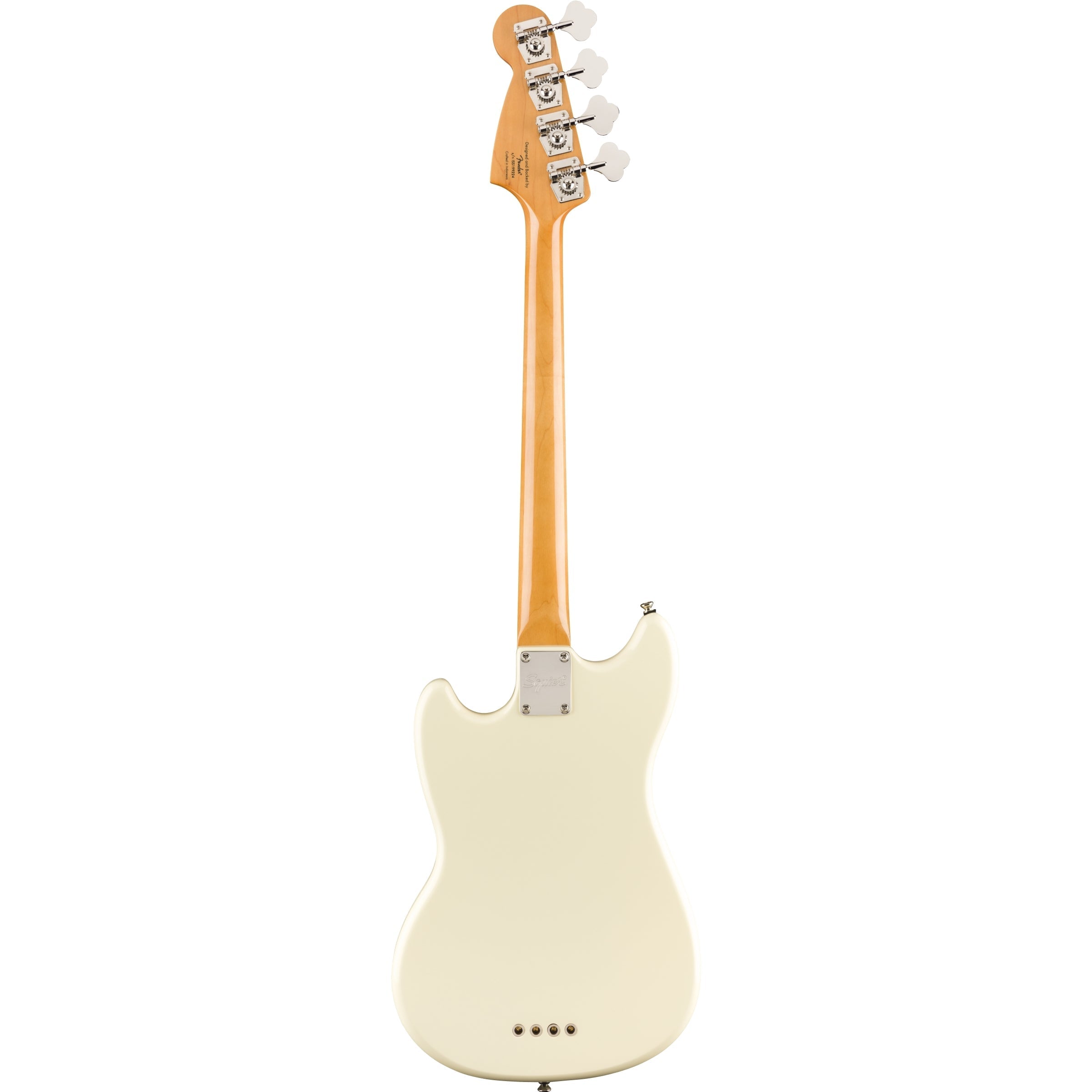 Đàn Guitar Bass 4-dây Squier Classic Vibe 60s Mustang Bass, LRL FB, Olympic White-Mai Nguyên Music