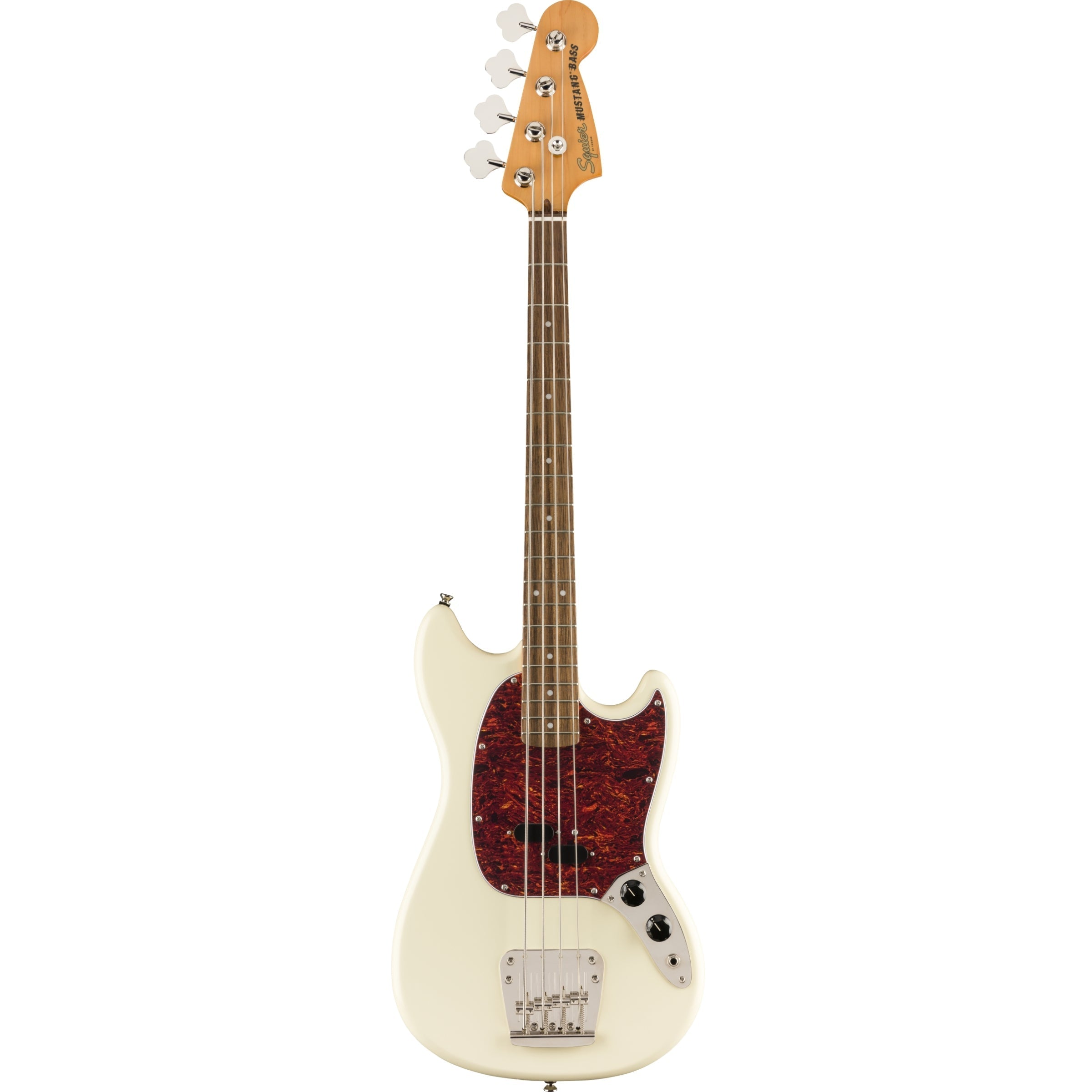 Đàn Guitar Bass 4-dây Squier Classic Vibe 60s Mustang Bass, LRL FB, Olympic White-Mai Nguyên Music